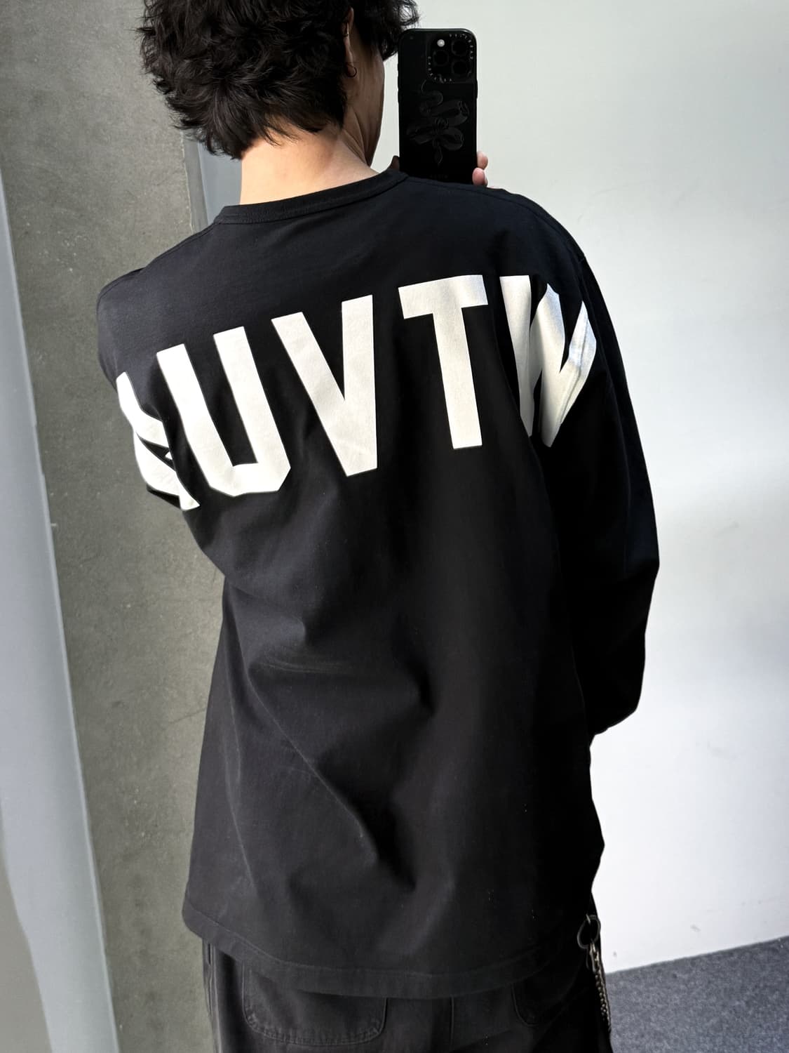 더블탭스 21AW 스텐실 로고 롱슬리브 상품이미지3