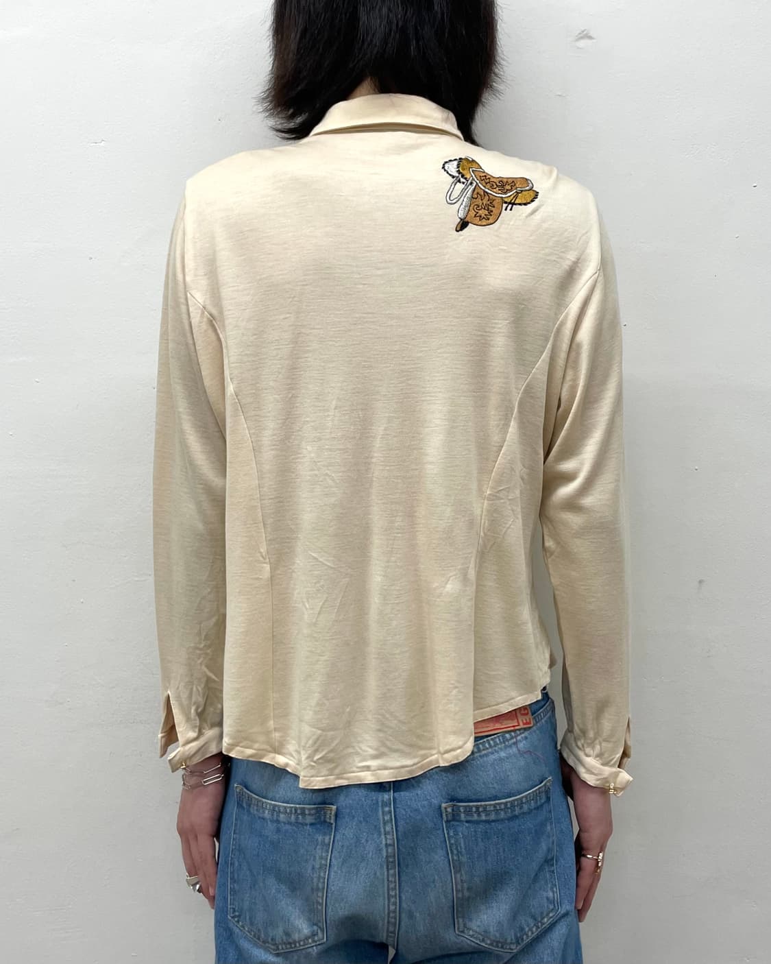 brown western wappen shirt 상품이미지2
