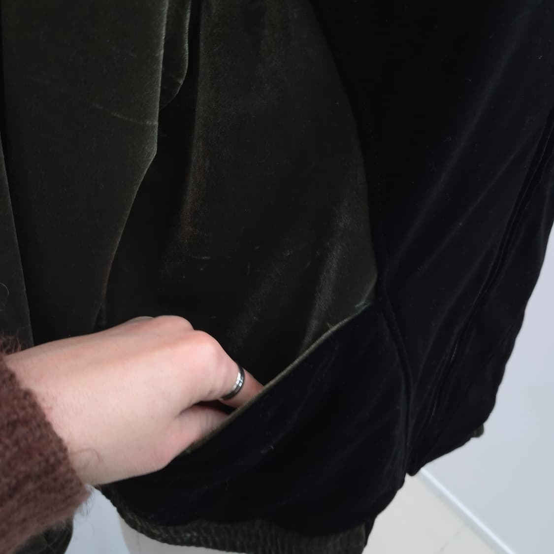 일본 하라주쿠 빈티지 벨벳 트랙자켓 상품이미지6