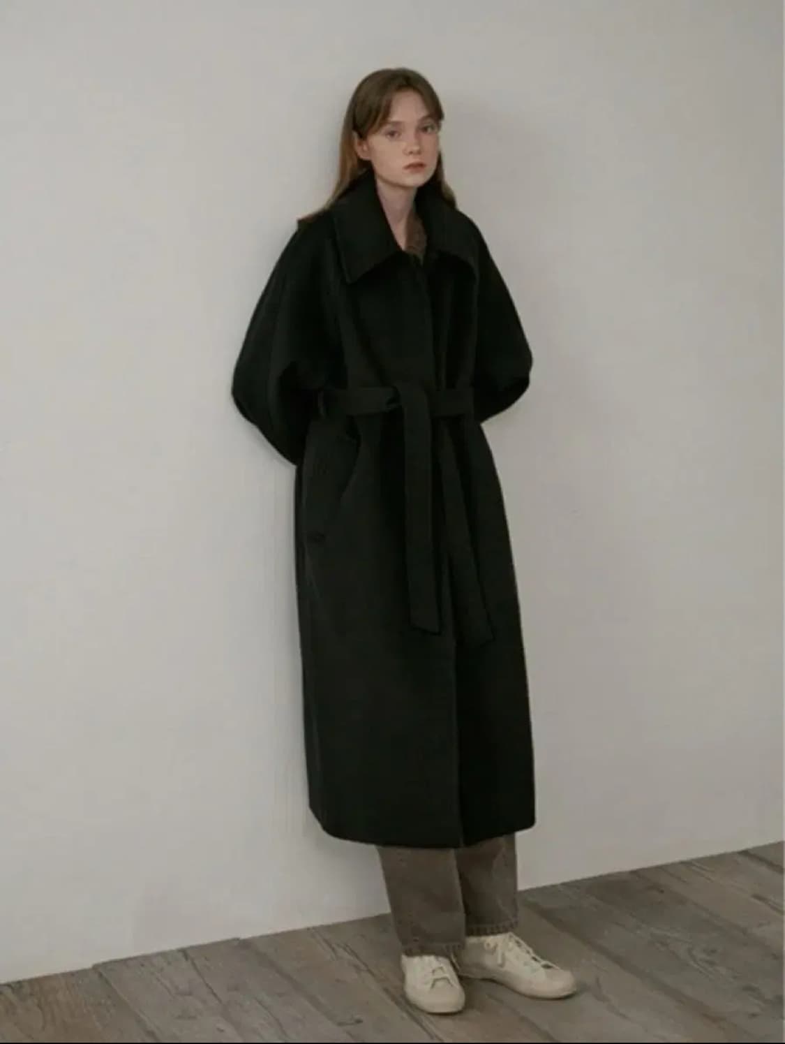 라퍼지 포 우먼 울리치 트렌치 맥코트 블랙  XS 상품이미지1