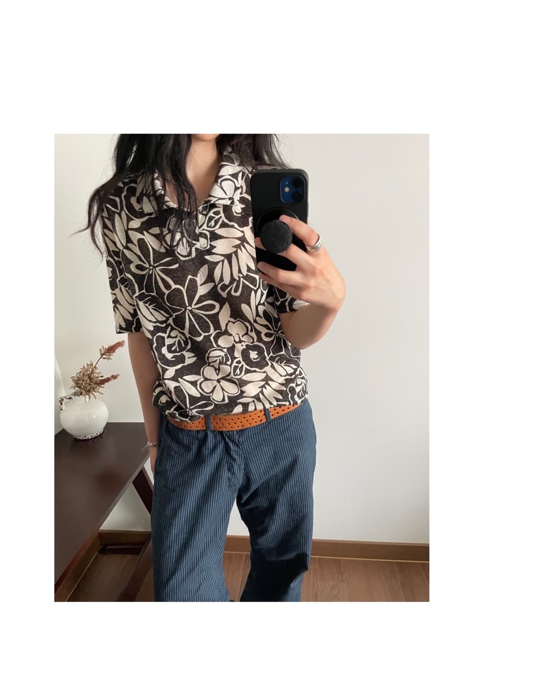 patterned top 상품이미지2