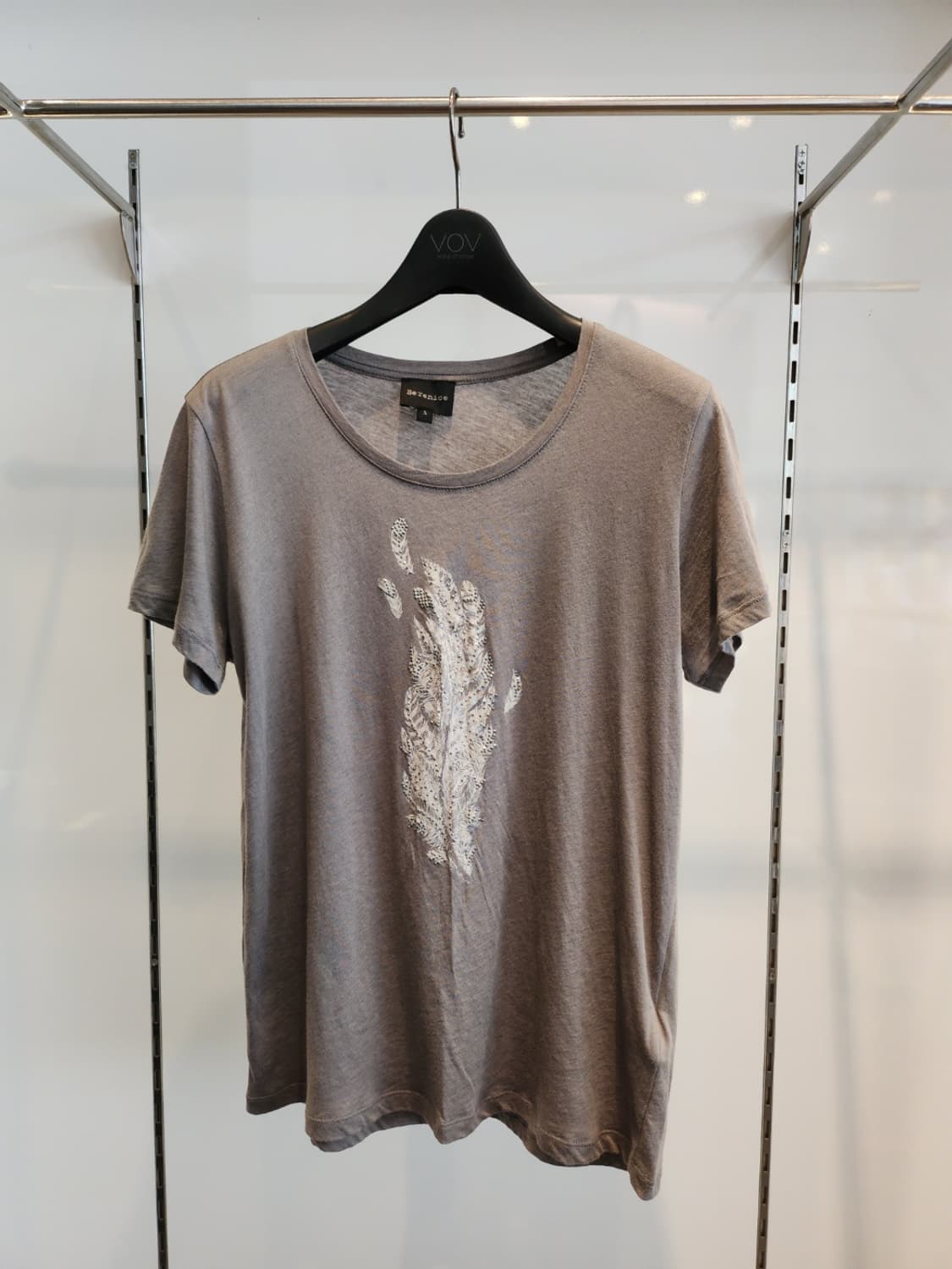 베르니스 깃털장식 면캐시미어85 상품이미지1