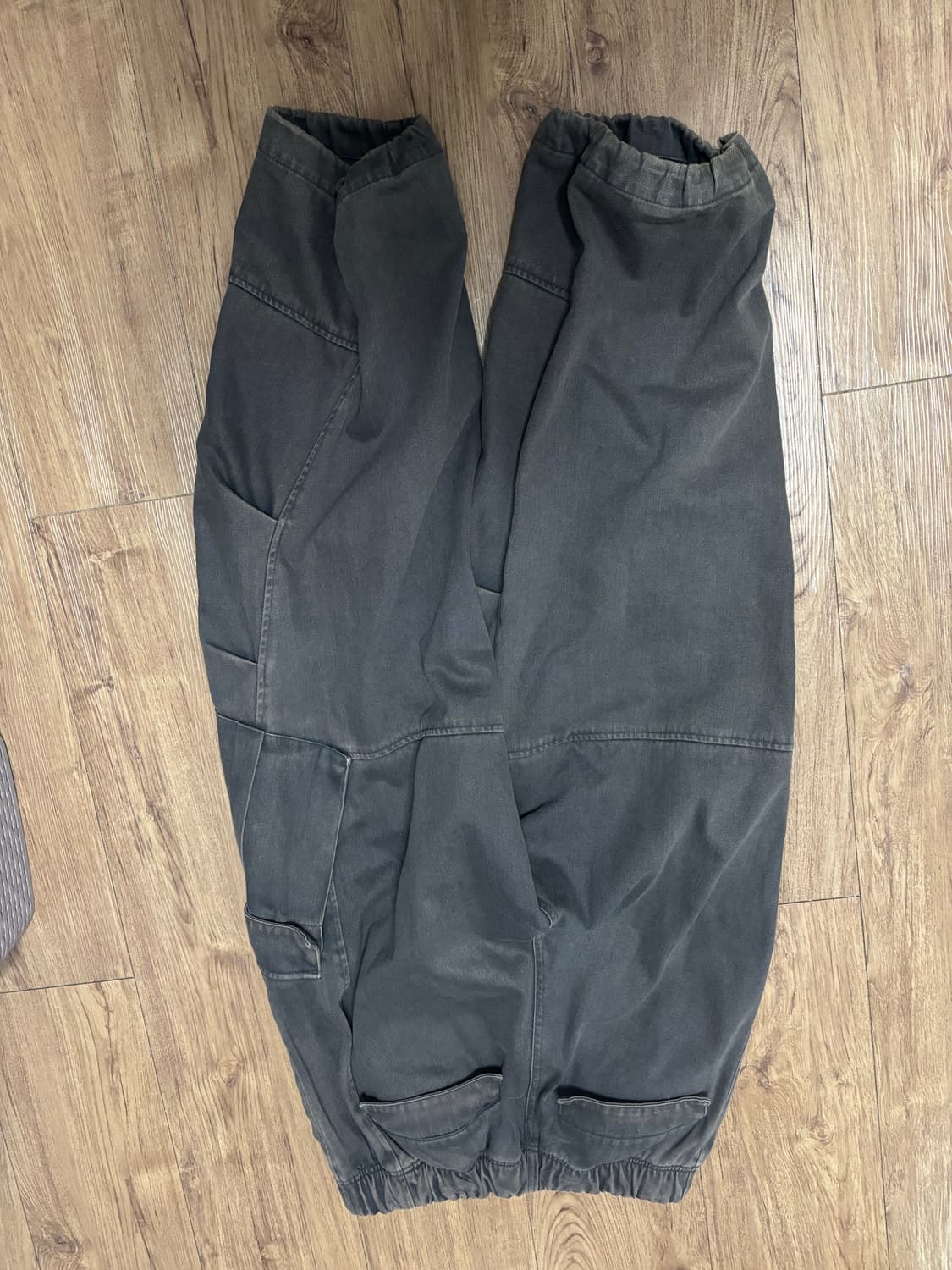 [1] 해칭룸 밀팬츠 워시드 차콜 상품이미지2