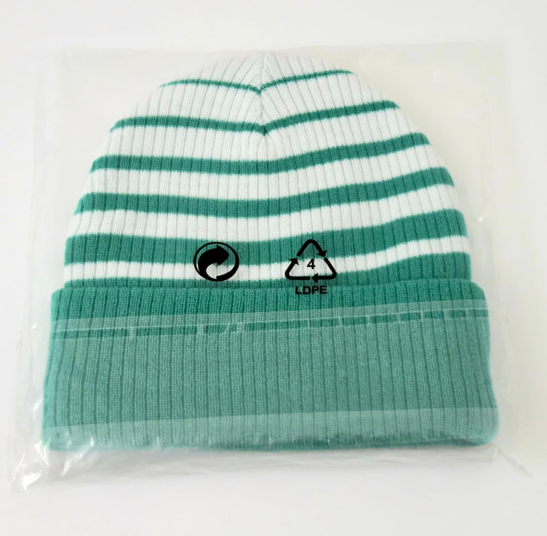 (새상품)베르더브레멘 스트라이프 비니 엄브로 축구 모자 상품이미지2