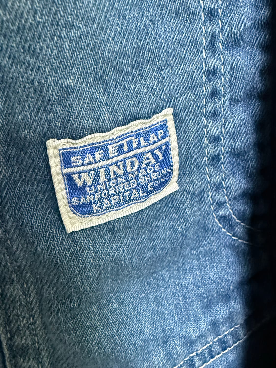 캐피탈 cactus 데님 퀼팅 커버올 3사이즈 상품이미지3