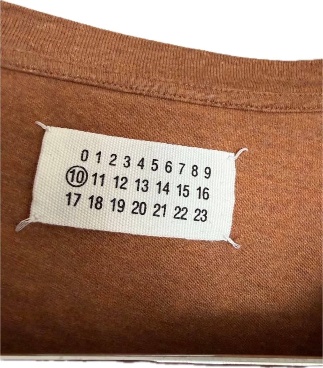 maison margiela t-shirts brown 상품이미지3