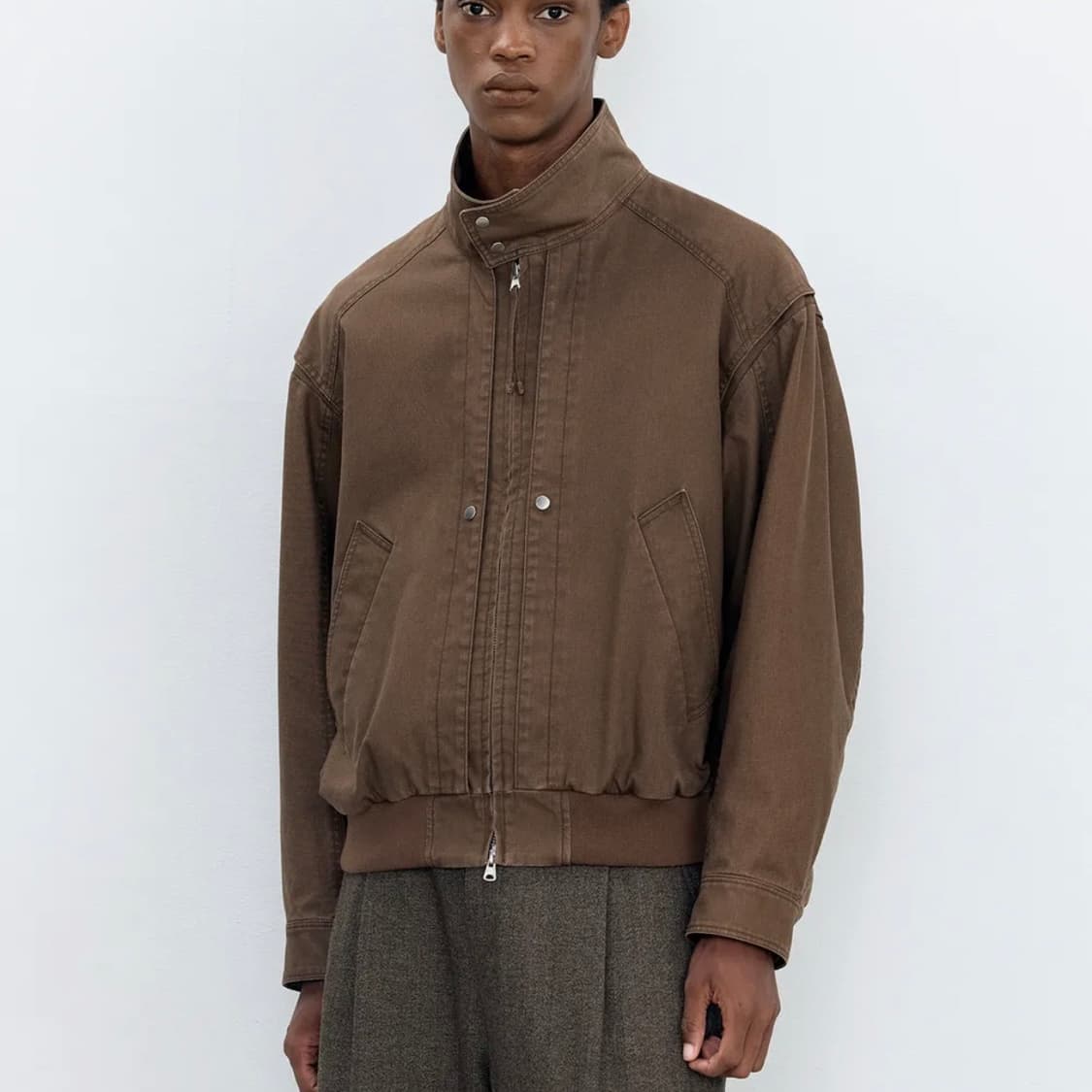 [인사일런스] 워시드 아스트로 자켓 BROWN_L 상품이미지4