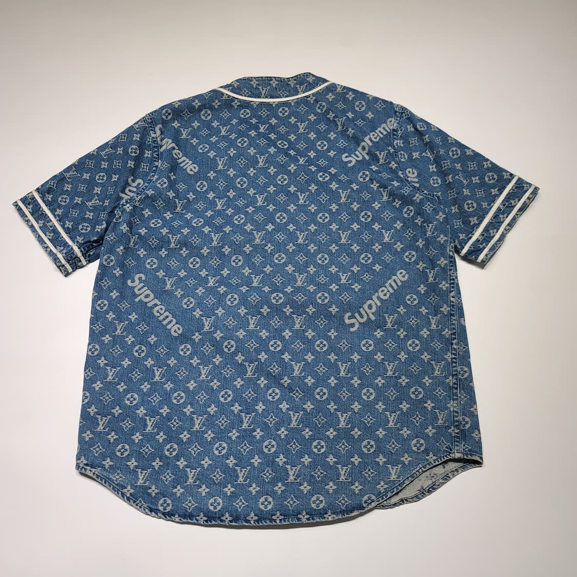 루이비통 x 슈프림 베이스볼 저지[XL] 상품이미지6