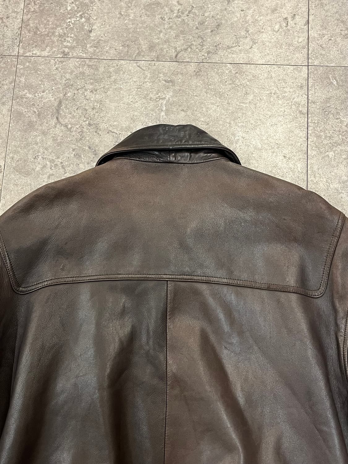 빈티지 램가죽 레더 자켓 브라운 #csz2039 상품이미지6