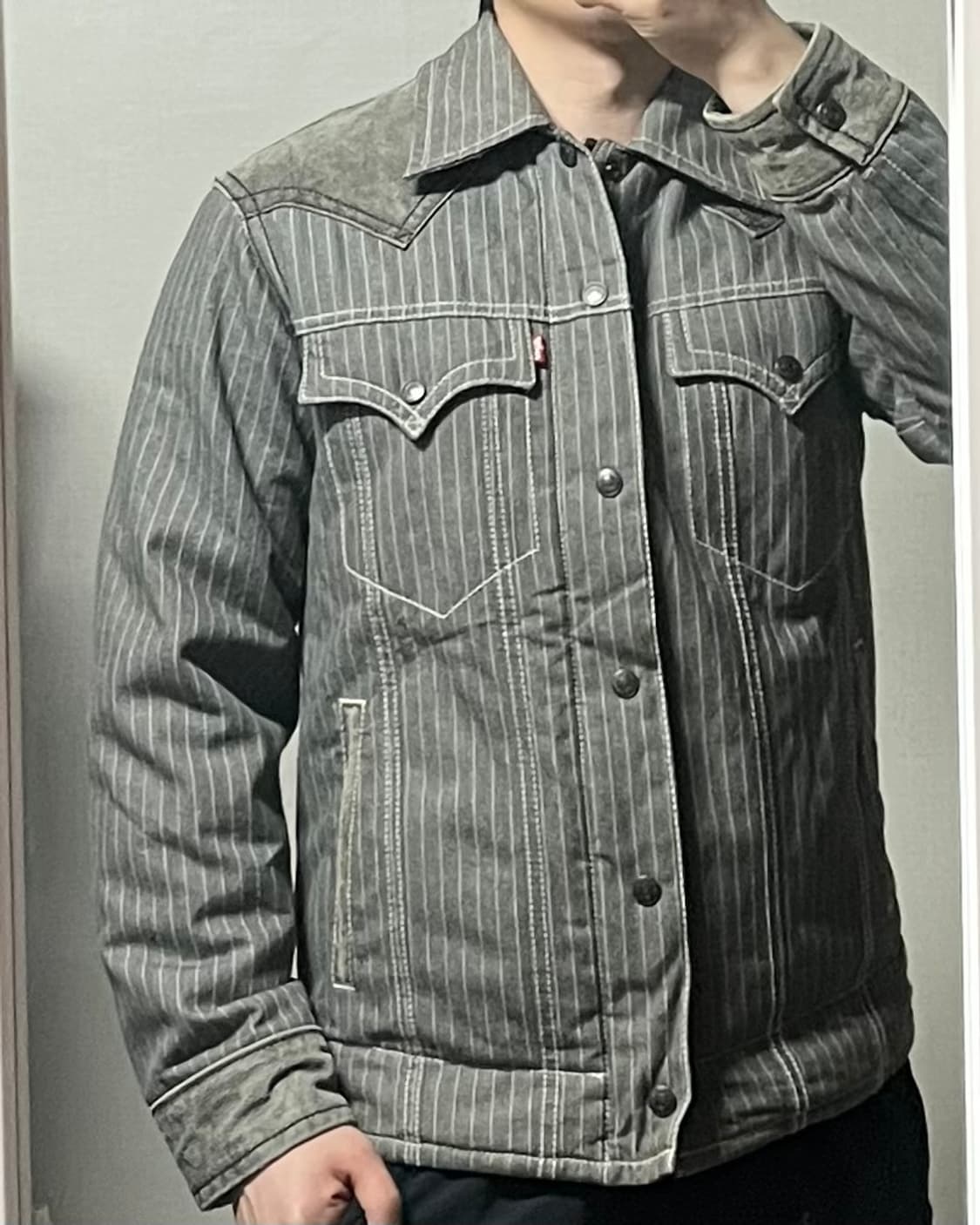 리바이스 스트라이프 웨스턴 자켓 상품이미지2