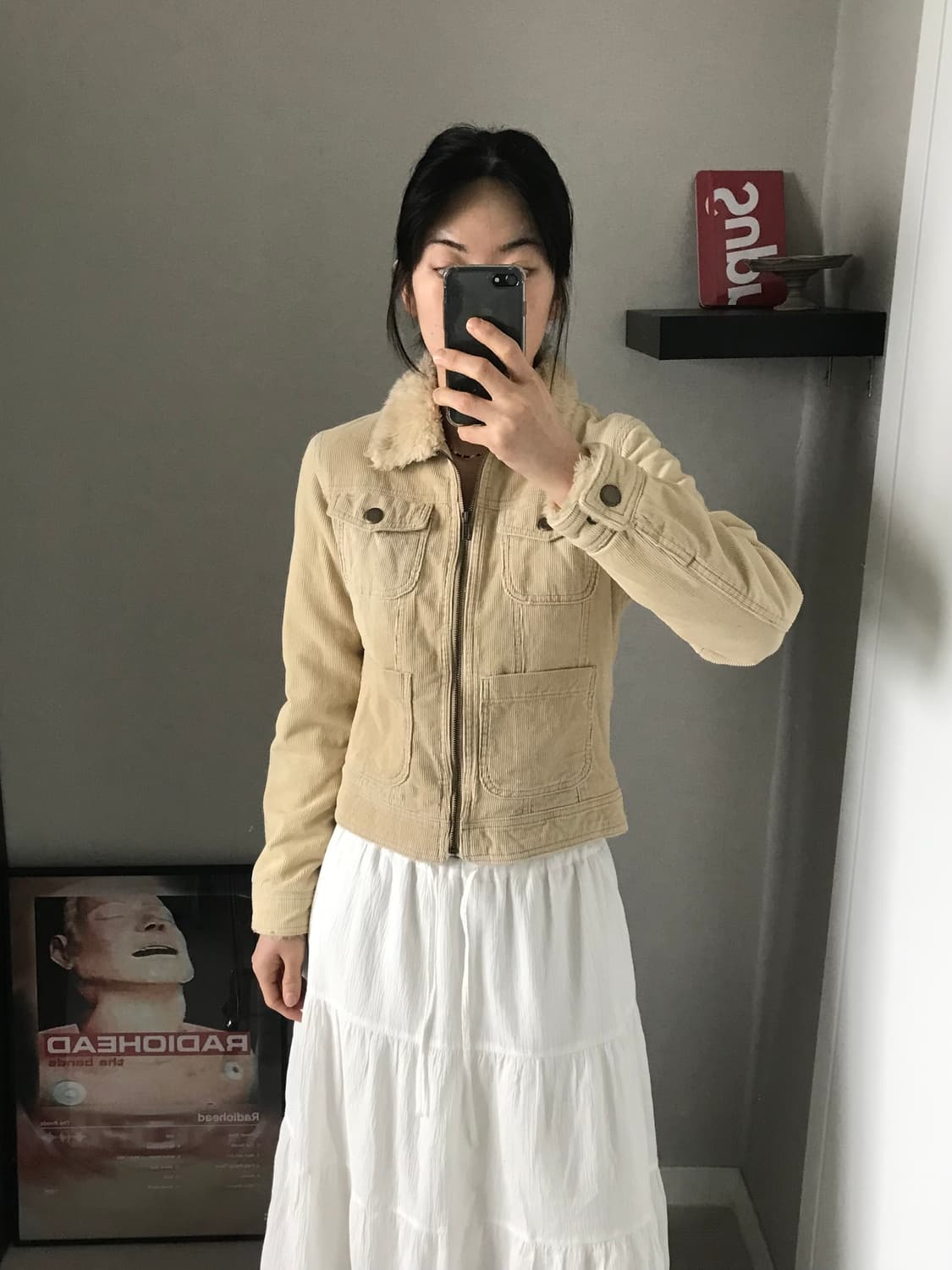 아베크롬비 기모 양털 쉐르파 버터 코듀로이 자켓 상품이미지1