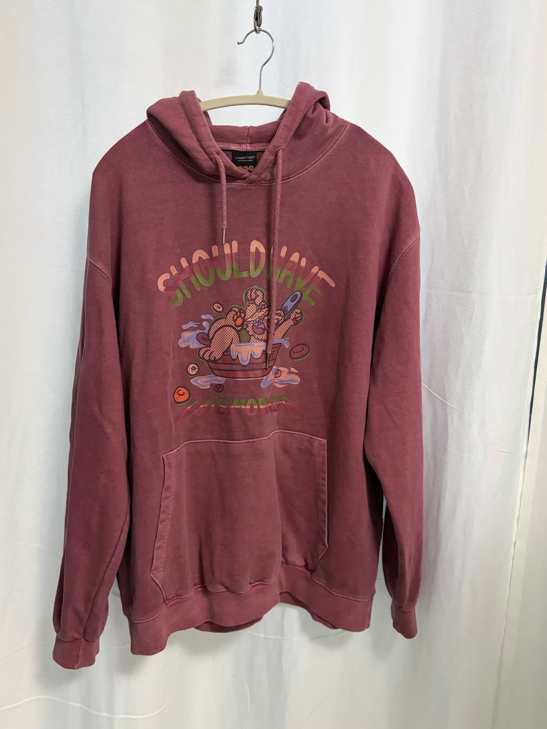 꼼파뇨 피그먼트 후드티 상품이미지1