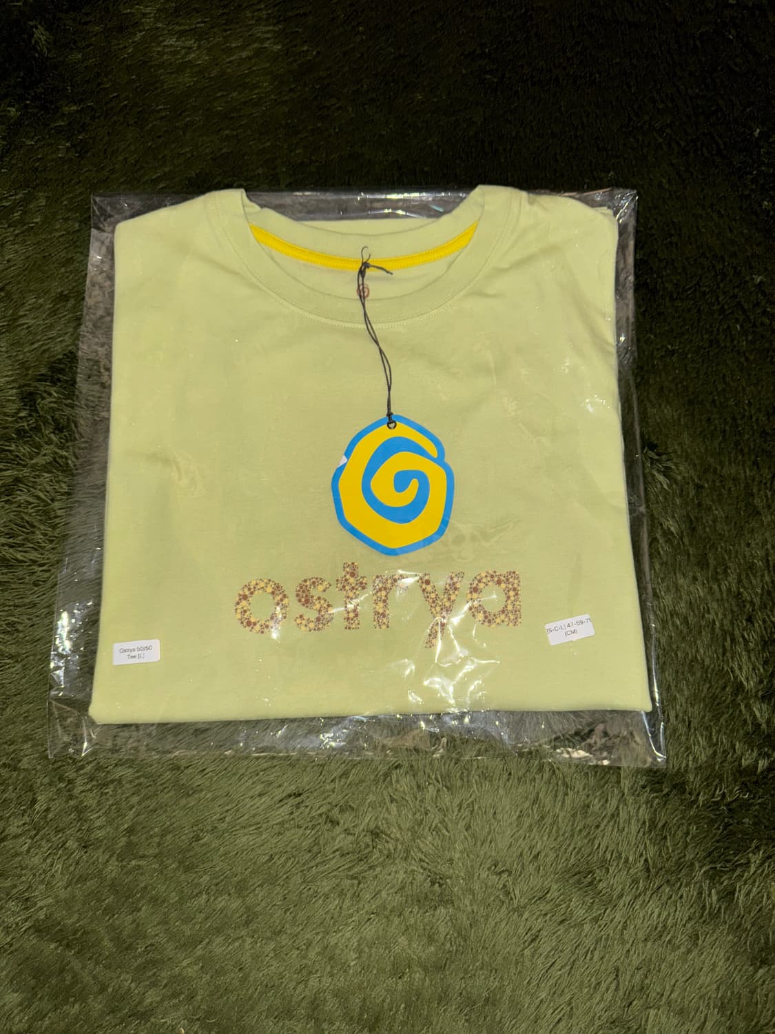 [L] OSTRYA 오스트리야 스월 로고 5050 티셔츠 라임 상품이미지10