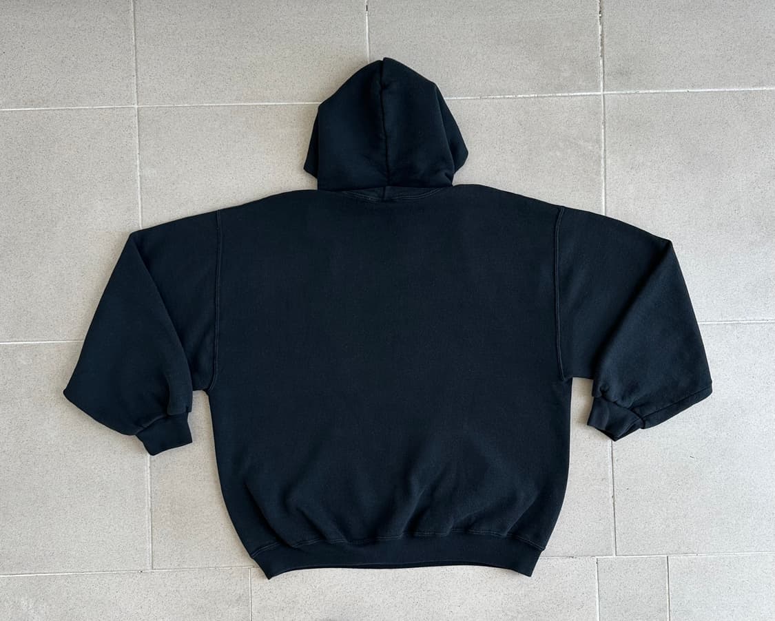90s 빈티지 러셀 후드 블랙 XL 상품이미지2