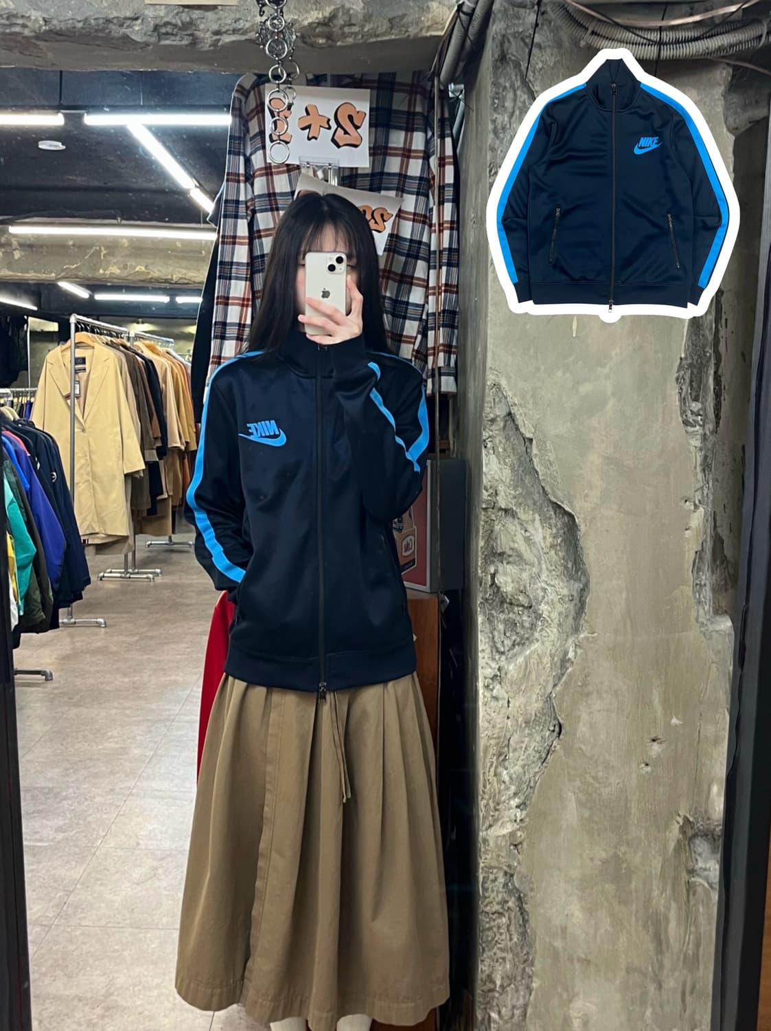 나이키 사이드 라인 투웨이 져지 네이비 M #csz3416 상품이미지1