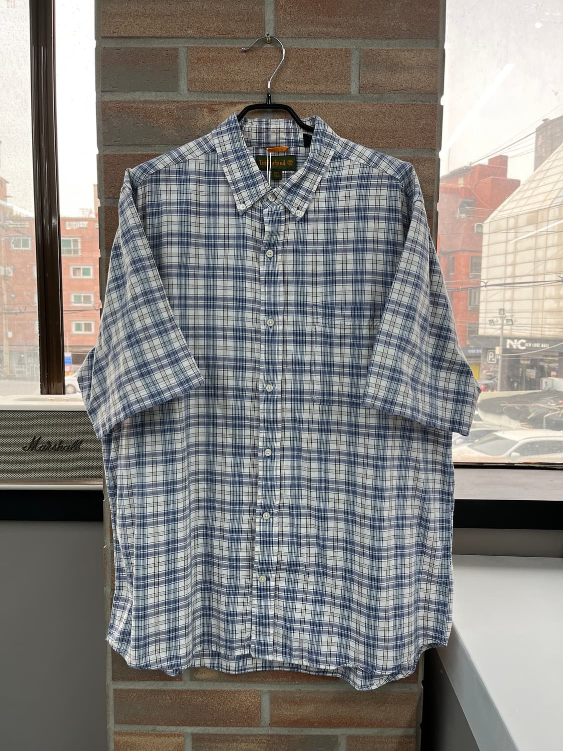 팀버랜드 체크 반팔 셔츠  상품이미지7