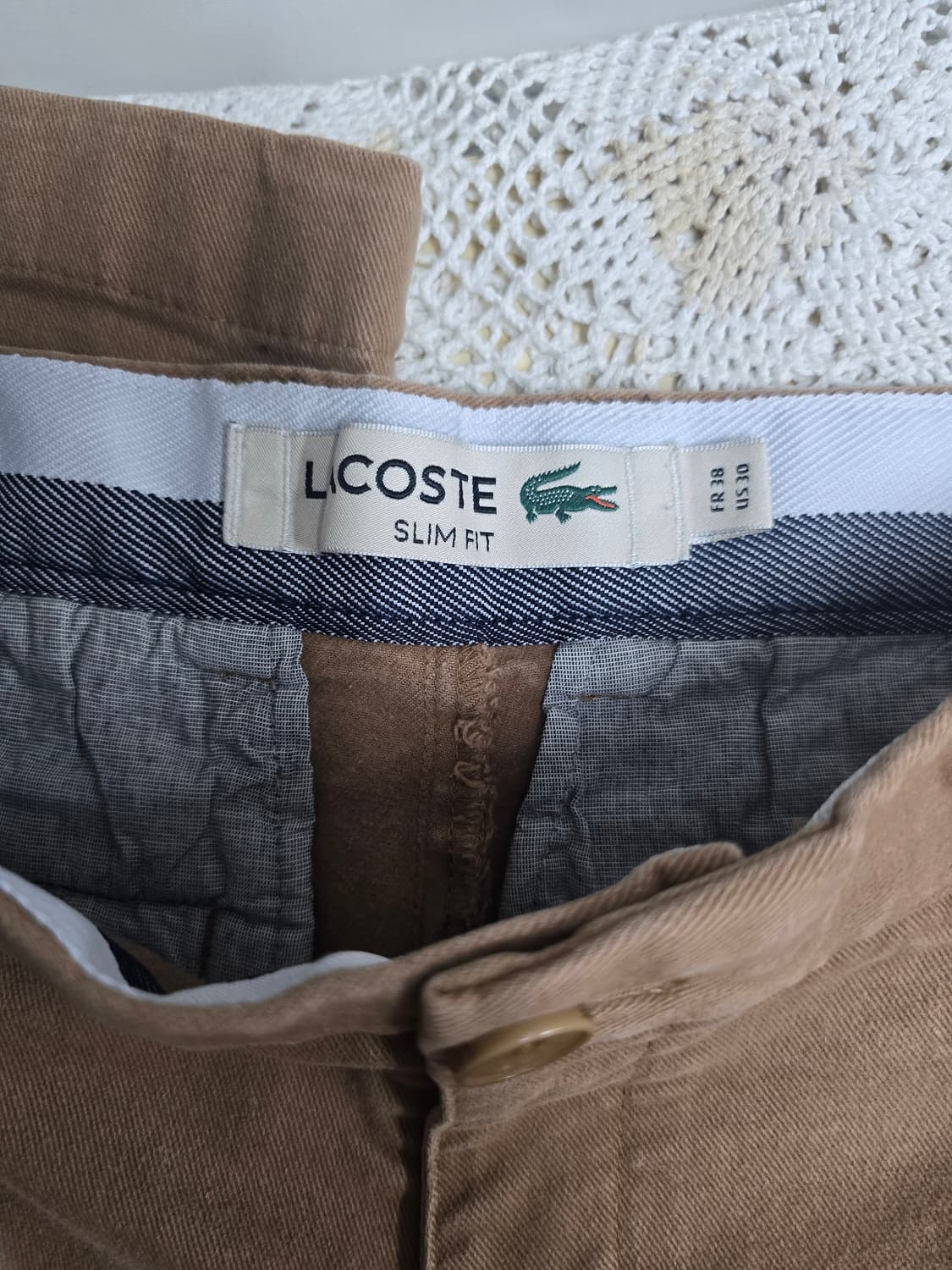 라코스테 면 스판 슬림핏 30 상품이미지4