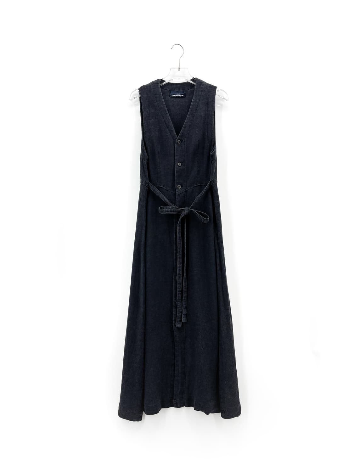 80-90s 트리콧 꼼데가르송 린넨 나시 원피스 상품이미지3