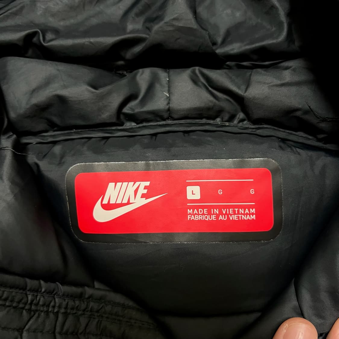 나이키 여성 박스로고 덕다운 경량 롱패딩 L/100  상품이미지5