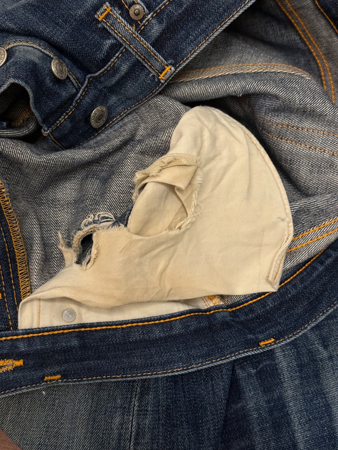 Denime Straight Selvedge Denim Pants 상품이미지8