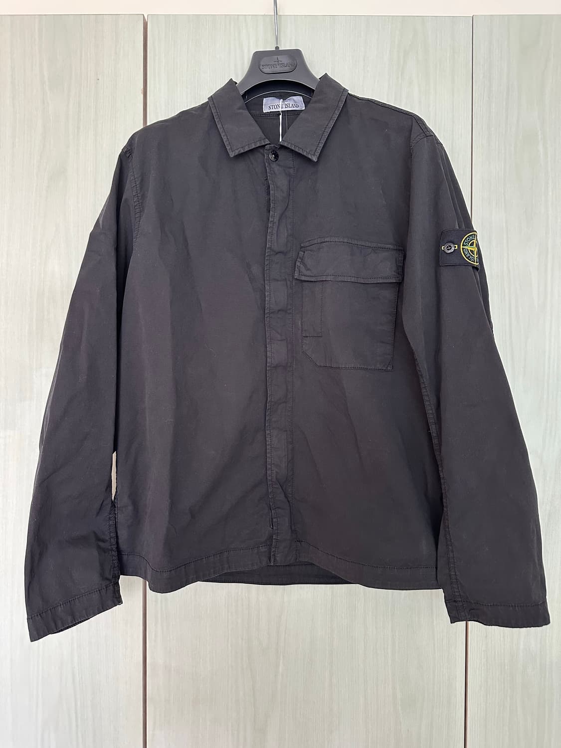 스톤 아일랜드 오가닉 코튼 오버셔츠 - 26SS 상품이미지3