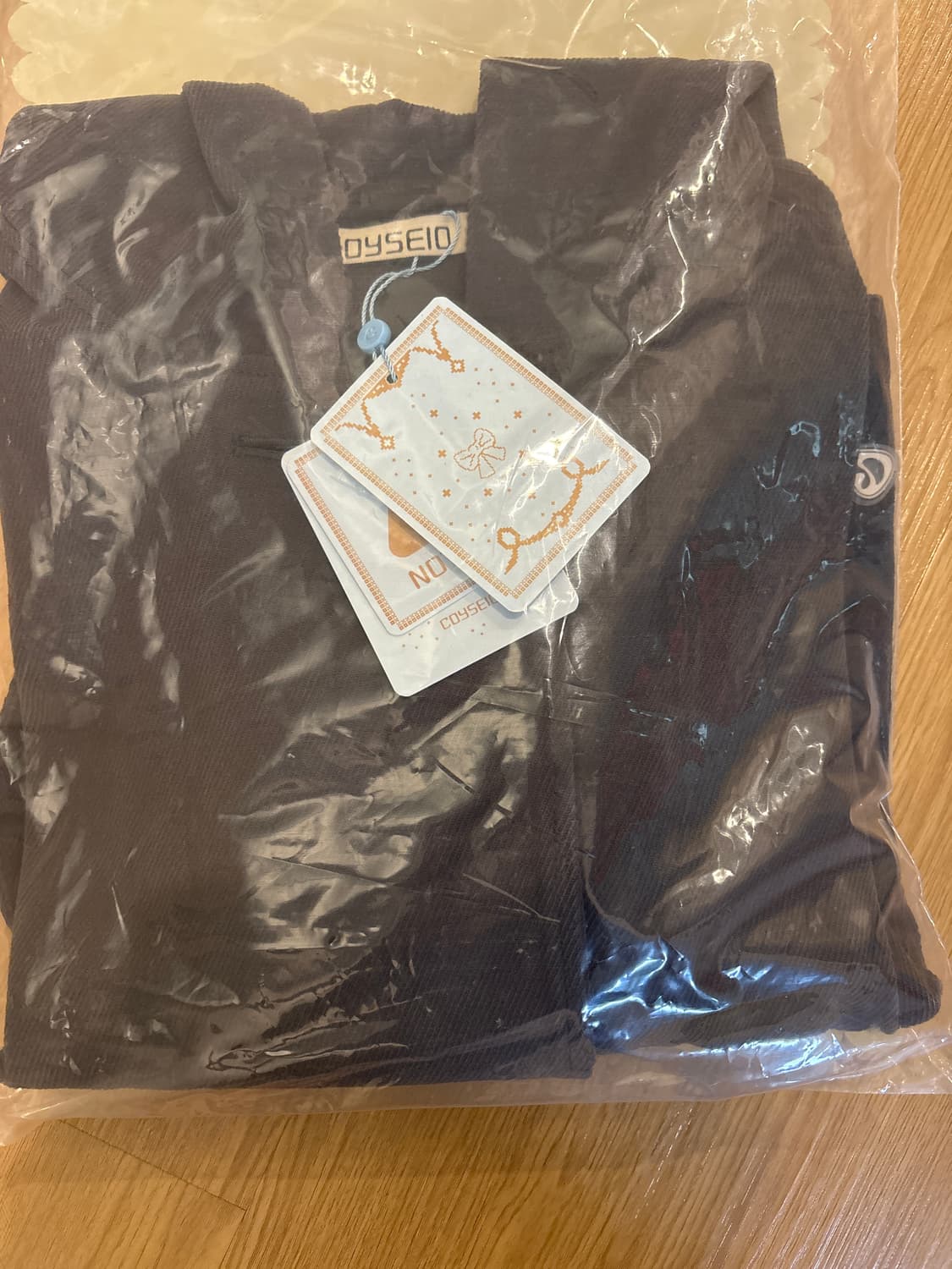 코이세이오 후디드 카프리 자켓 차콜 상품이미지4