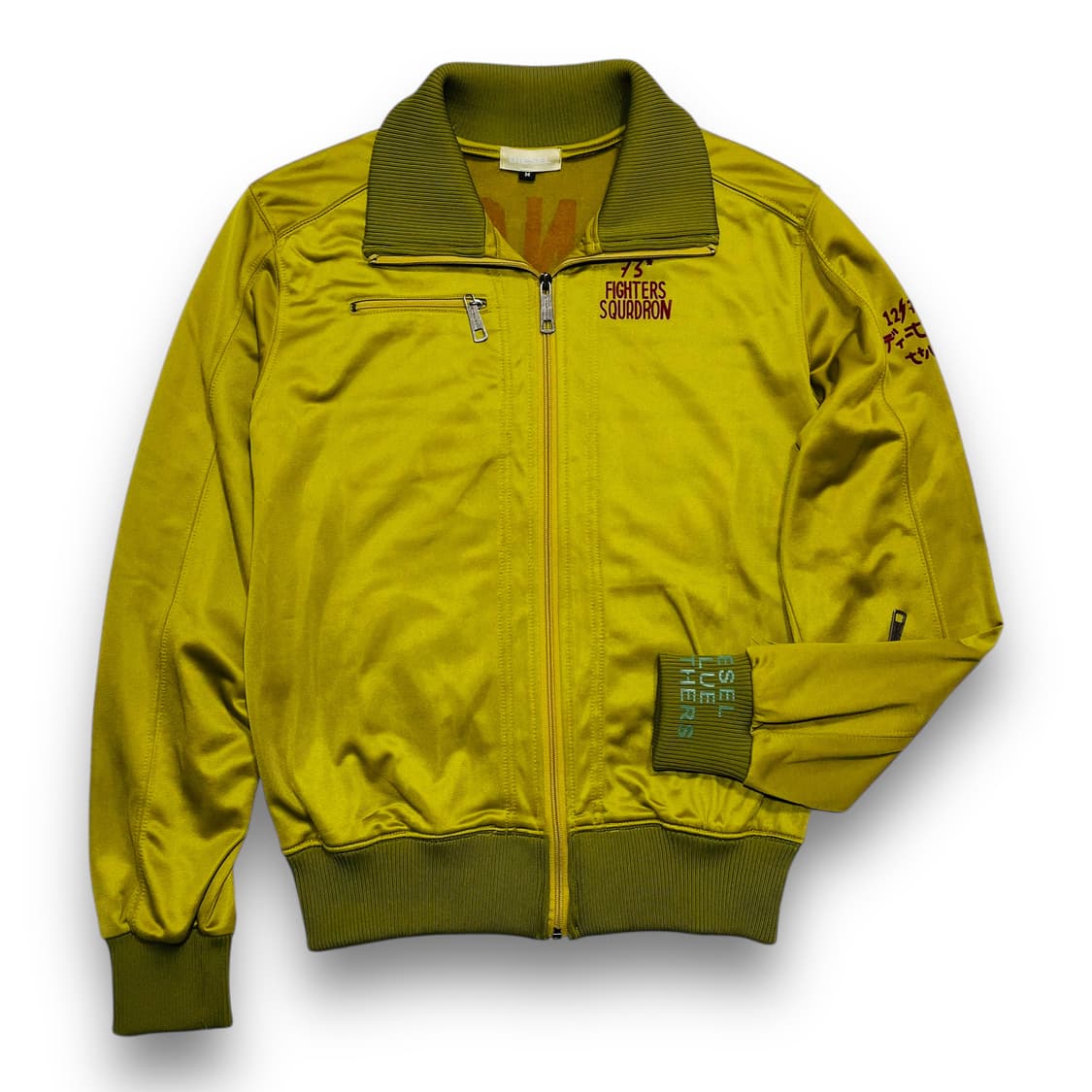 디젤 올리브 스팅어 멀티 지퍼 트랙탑 져지 상품이미지1