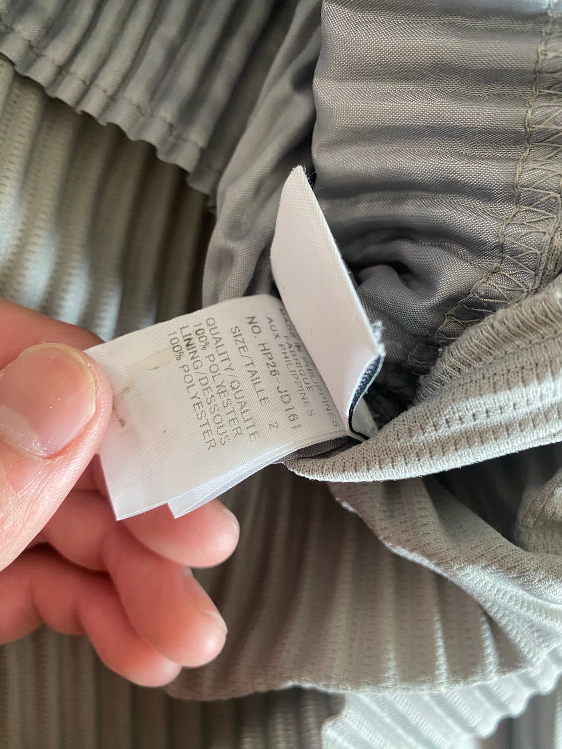 옴므플리세 멜란 그레이 하이넥 셋업 상품이미지5