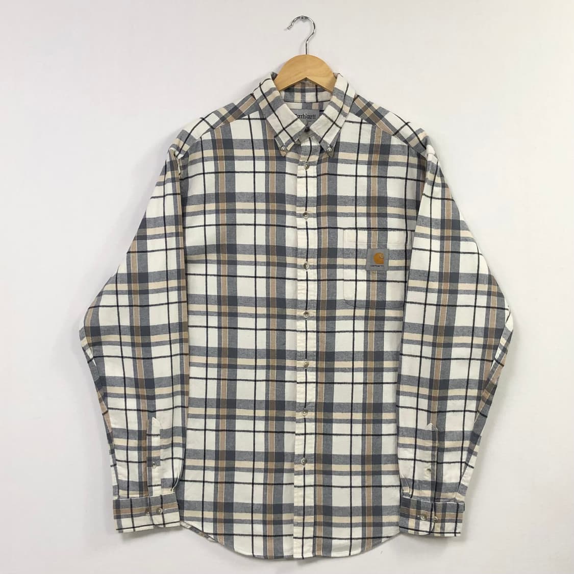 XL 칼하트 체크 워크 남방 상품이미지2