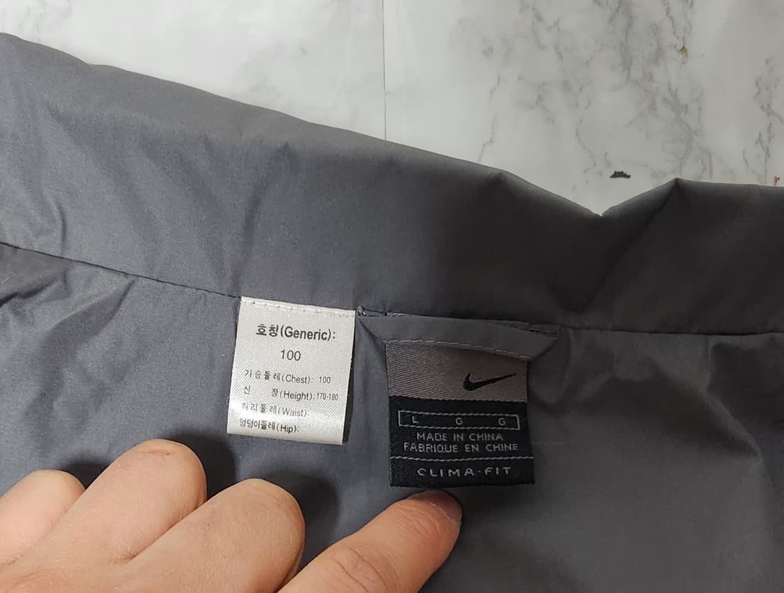 나이키 차콜 사이드라인 바람막이 자켓 상품이미지6