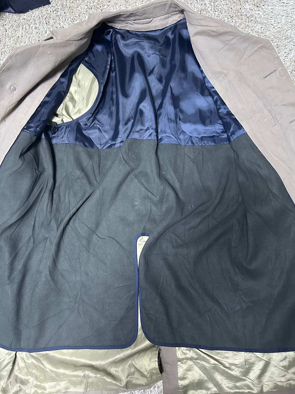 일본판 폴리 트랜치코트 사이즈 105-110 상품이미지5