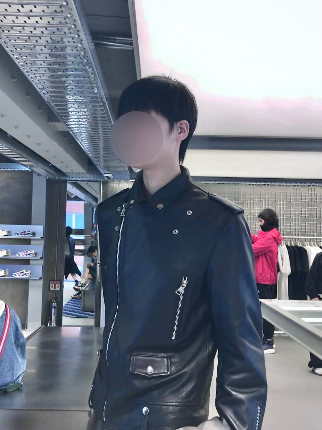 [세탁O] 레더파크 더블라이더 가죽자켓 상품이미지4