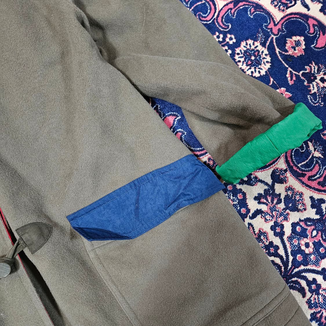 GAY GIBSON in Japab 90's 나일론 덧댐 울 후드 자켓 상품이미지4