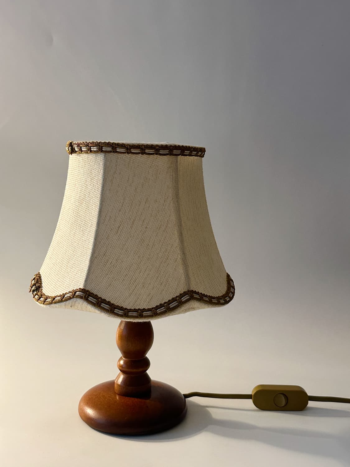 80‘s 독일 빈티지 테이블 페브릭 조명 레트로 앤틱 미드센츄리 스탠드 상품이미지1