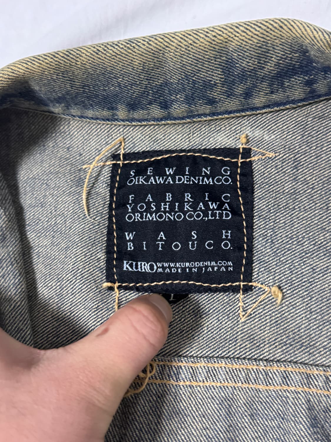 Kuro 1st type 데님 자켓 상품이미지5