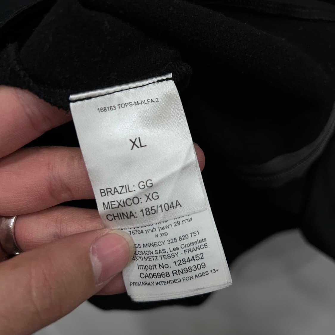 살로몬 웜스킨 체스트포켓 하이넥 기능성 저지 상품이미지4