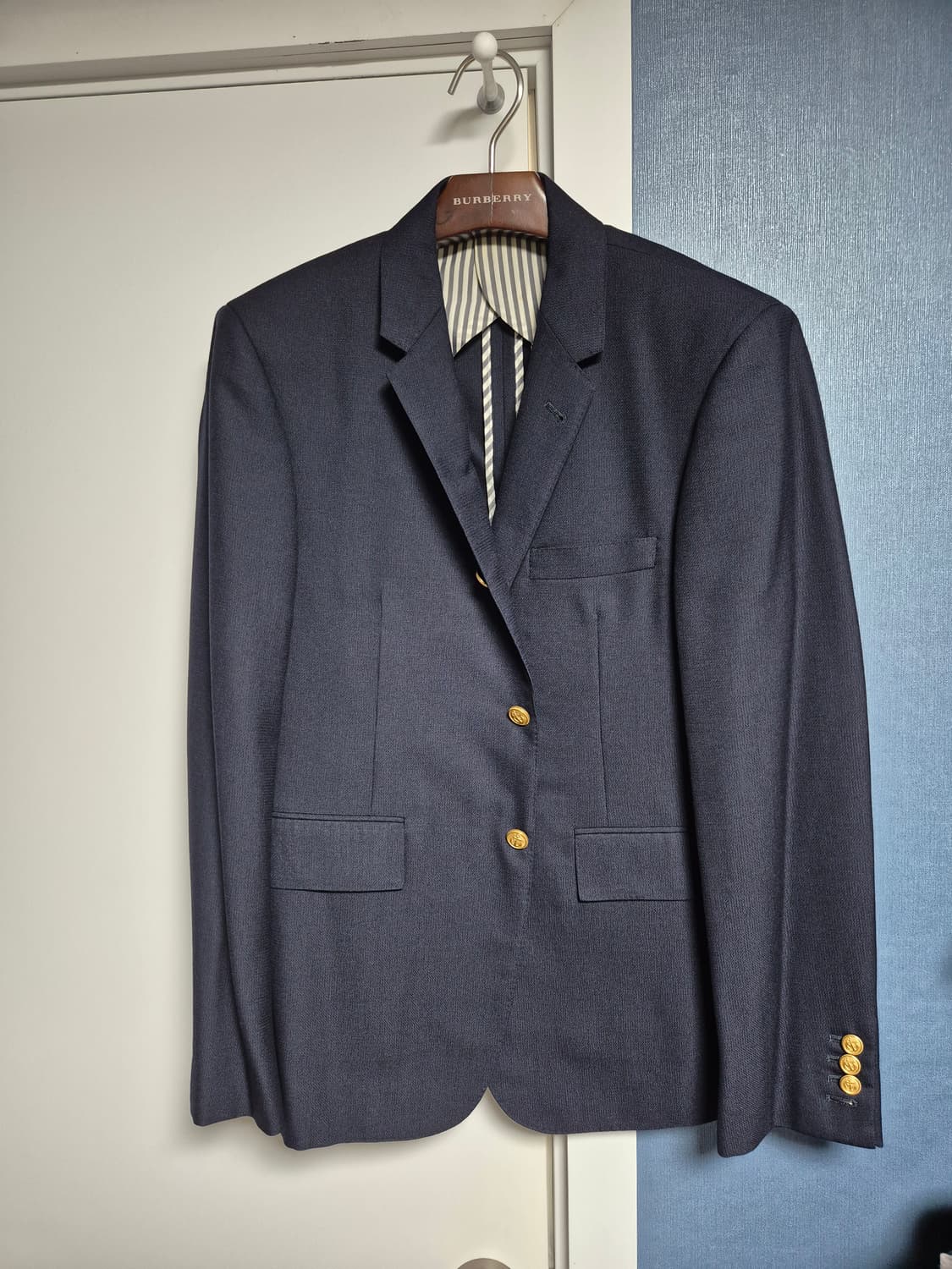 톰브라운/ 네이비 금장 ss자켓/2 상품이미지1