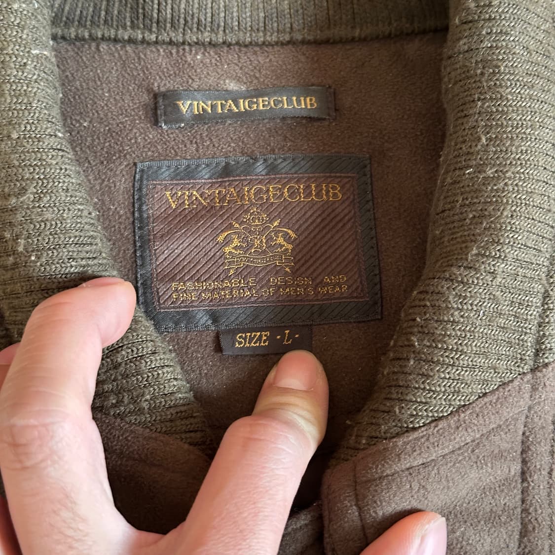 90’s Vintage club fake suede blouson 상품이미지7