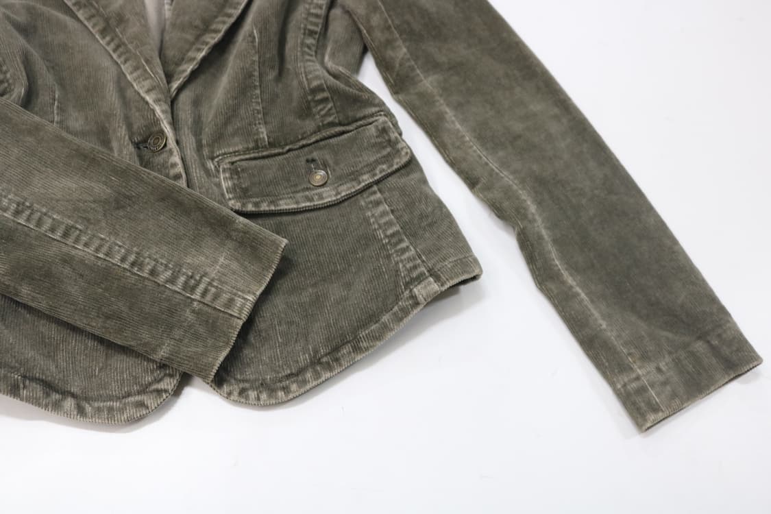 NIECE 니체 빈티지 카키 코듀로이 테일러드 자켓 상품이미지6