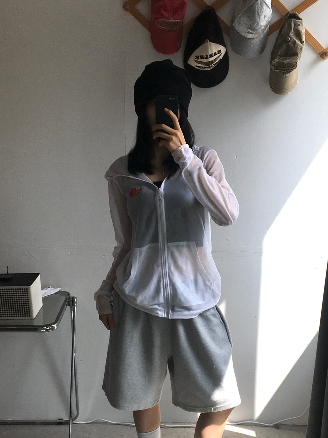 노스페이스 화이트라벨 메시 후드집업 상품이미지1
