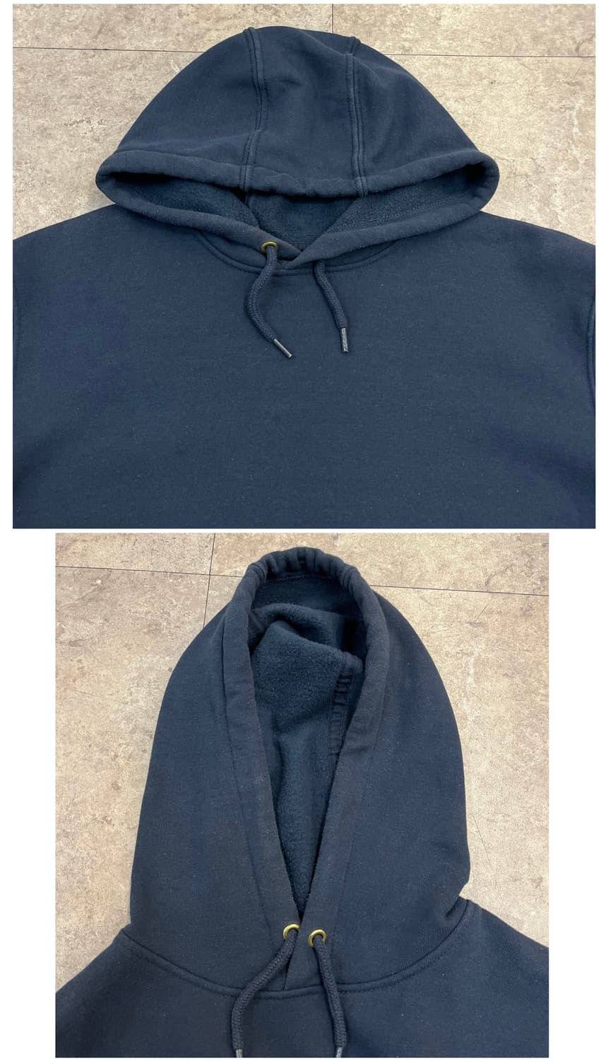 칼하트 기모 후드티 네이비 M #csz3964 상품이미지5