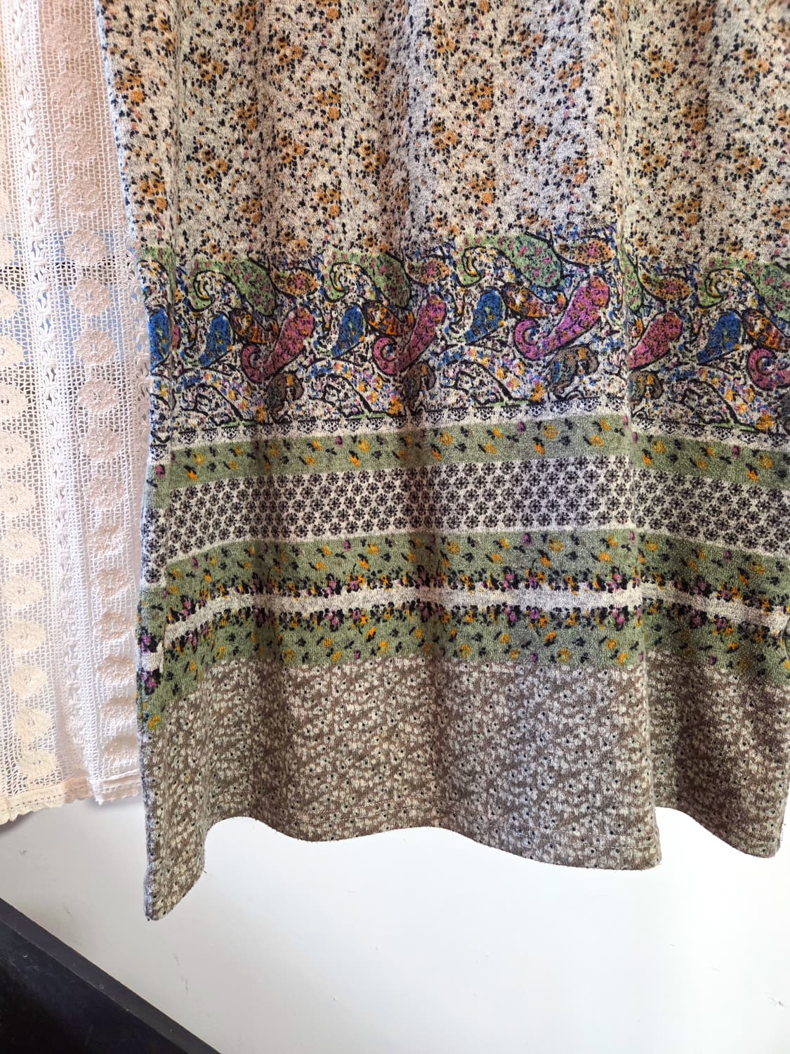 에스닉 패턴 반팔 원피스 상품이미지3