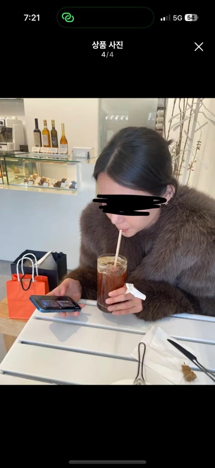 유명도매처 놉 브라운 퍼자켓 크롭자켓 상품이미지4