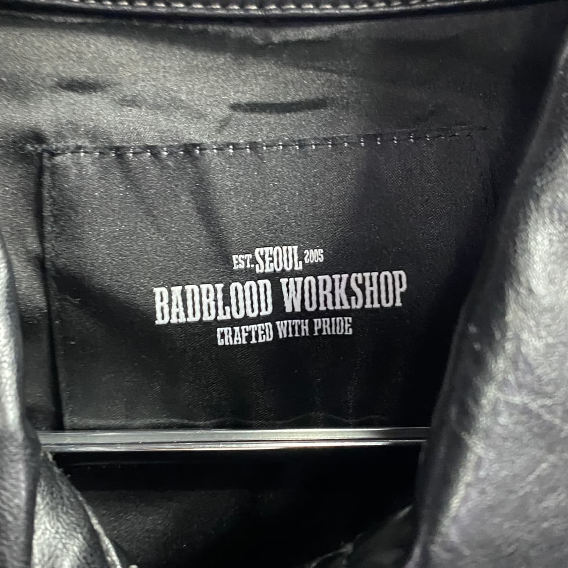 배드블러드 은장 레더 트러커 자켓 B3176 상품이미지4