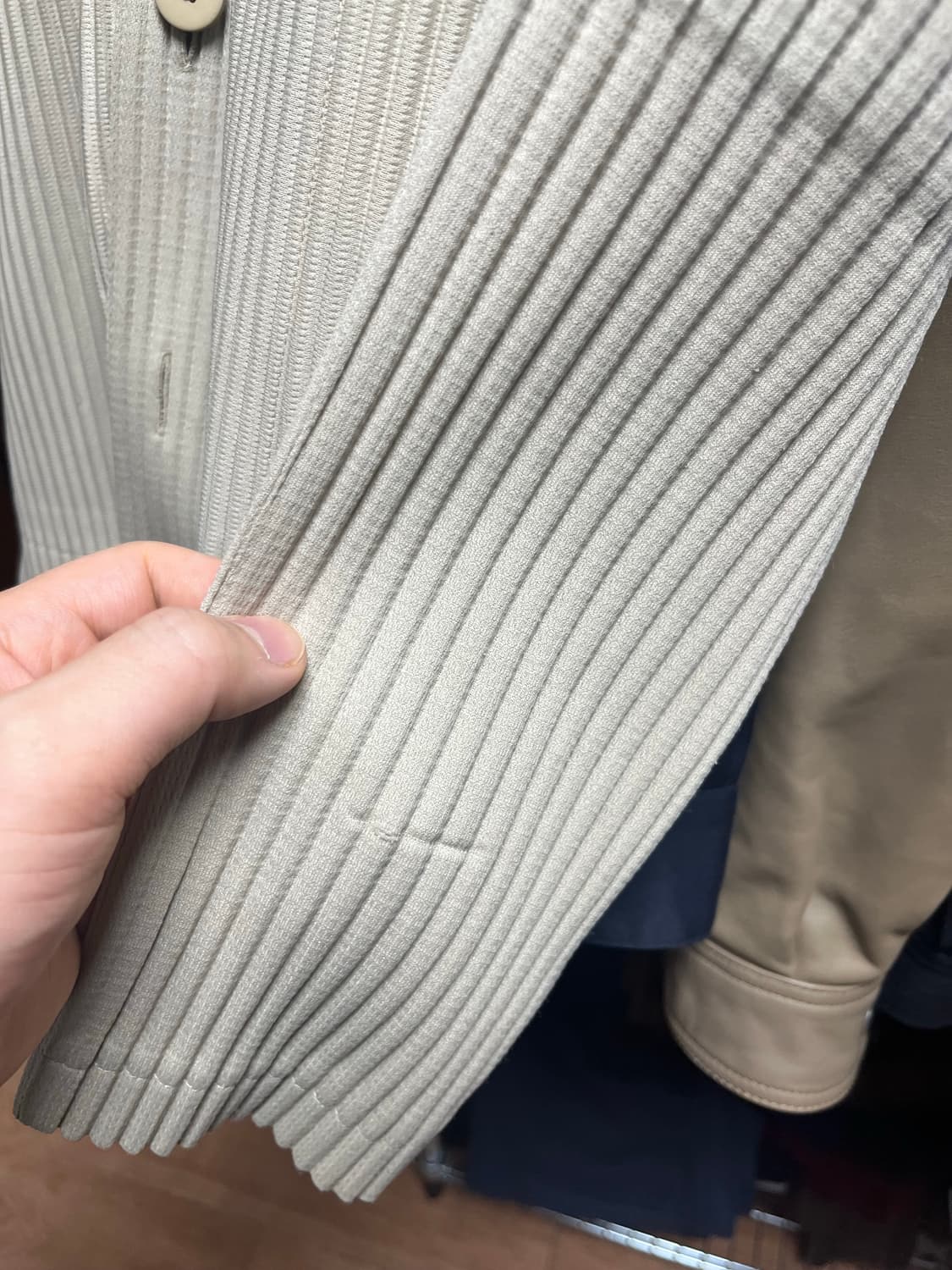 이세이미야케 멘 플리츠 가디건 상품이미지6