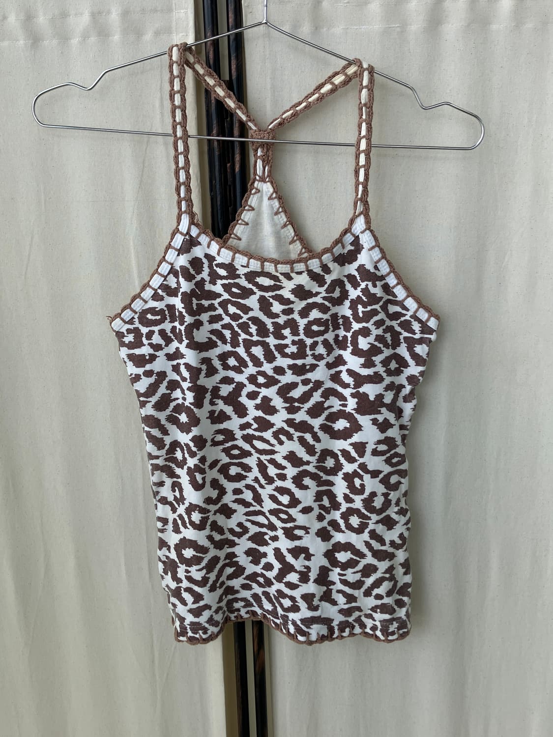 hagumi brown leopard sleeveless 상품이미지4