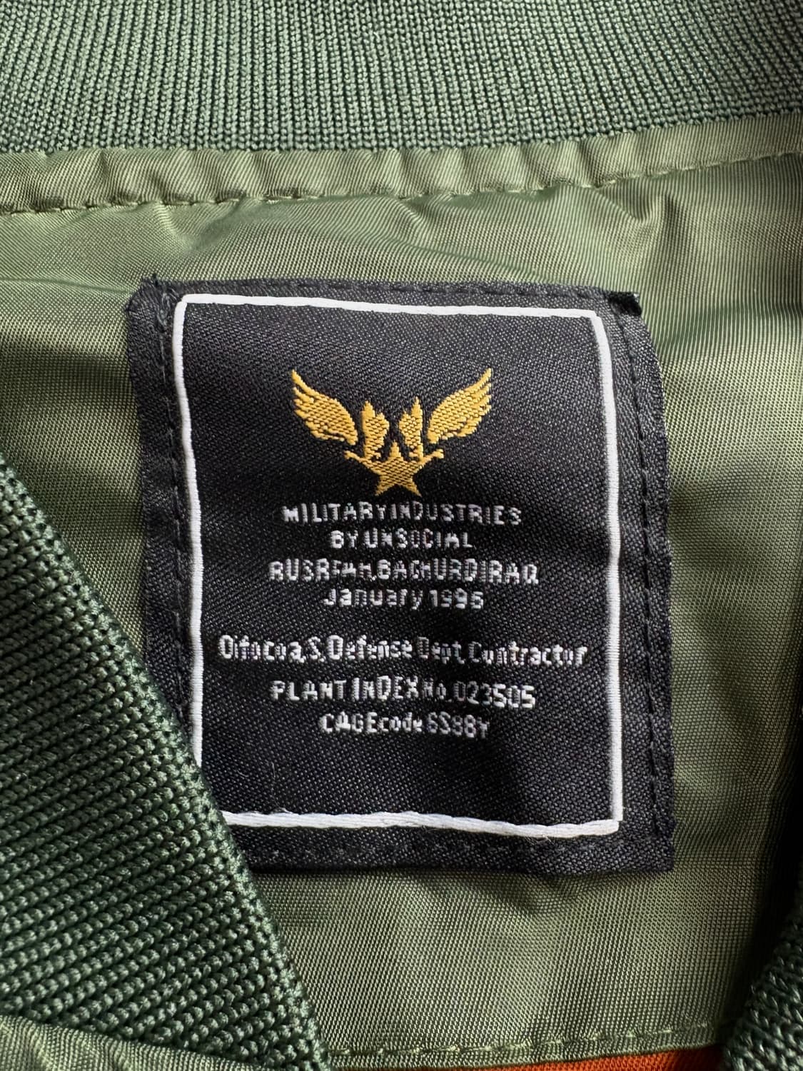 Us빈티지 ma-1 밀리터리 패치디테일 봄버 자켓 3723 상품이미지4