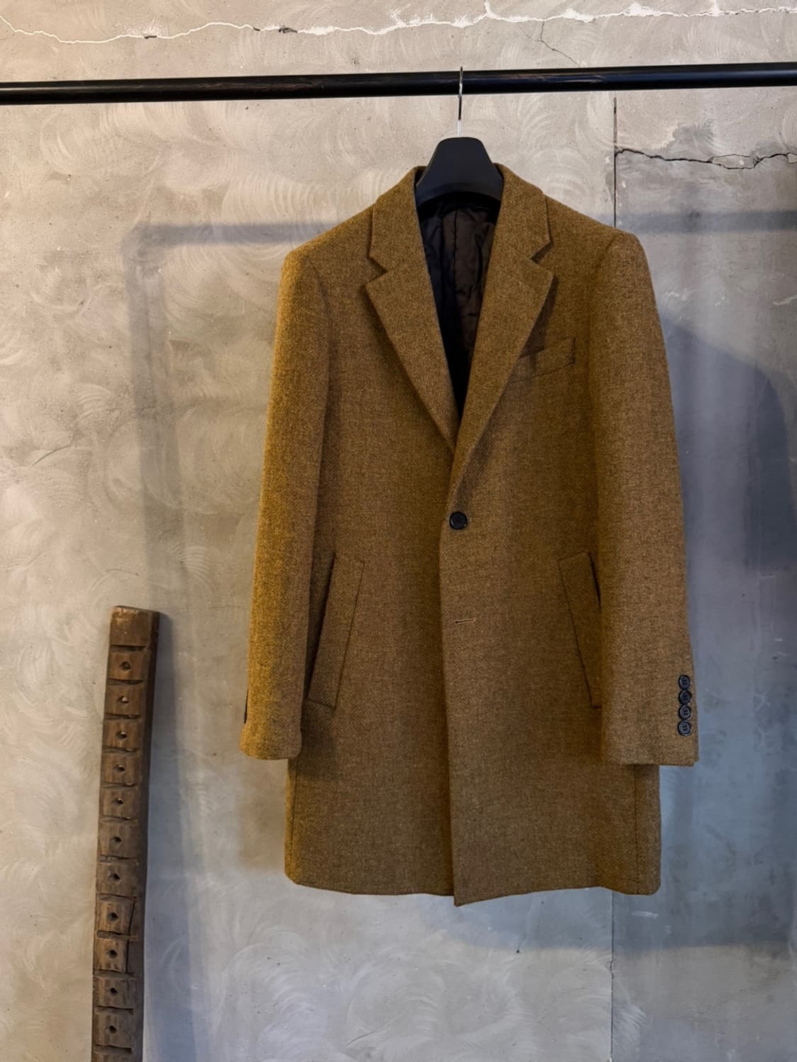 브루노 만토네 트위드 체스터필드 코트 100 상품이미지1