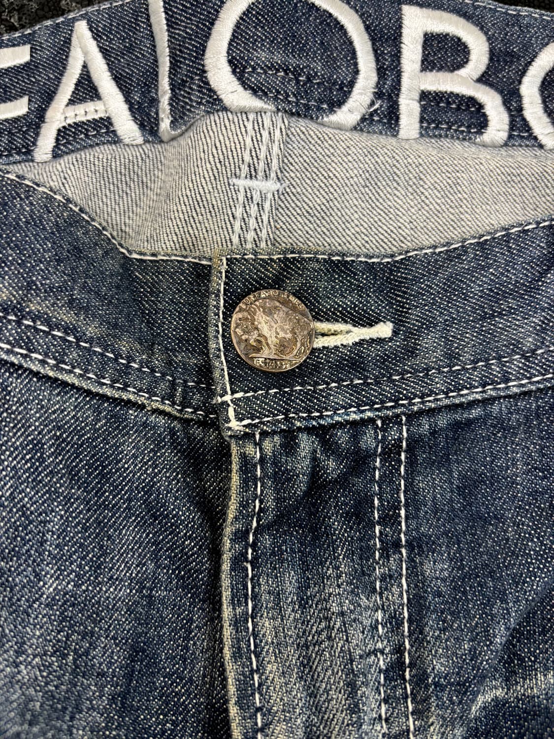 “BUFFALO BOBS” 00’s Crack Design Denim P 상품이미지5