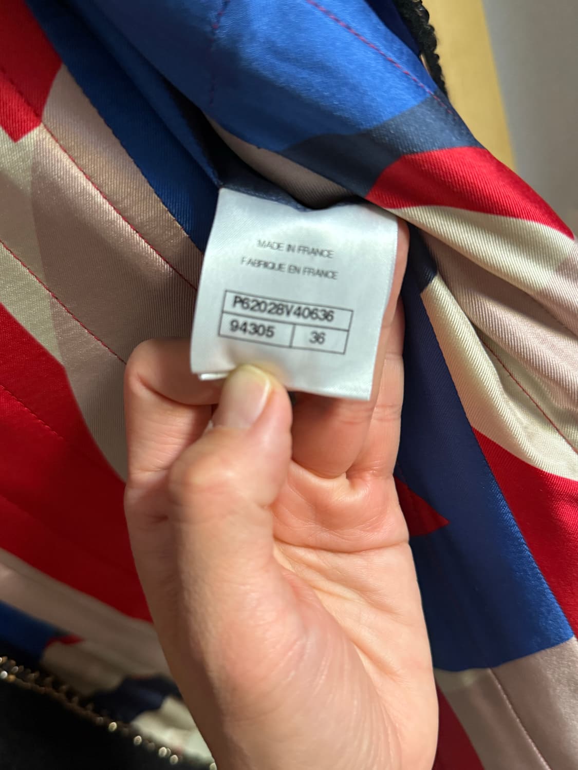 샤넬 블랙 라마 체인 자켓 36 상품이미지8